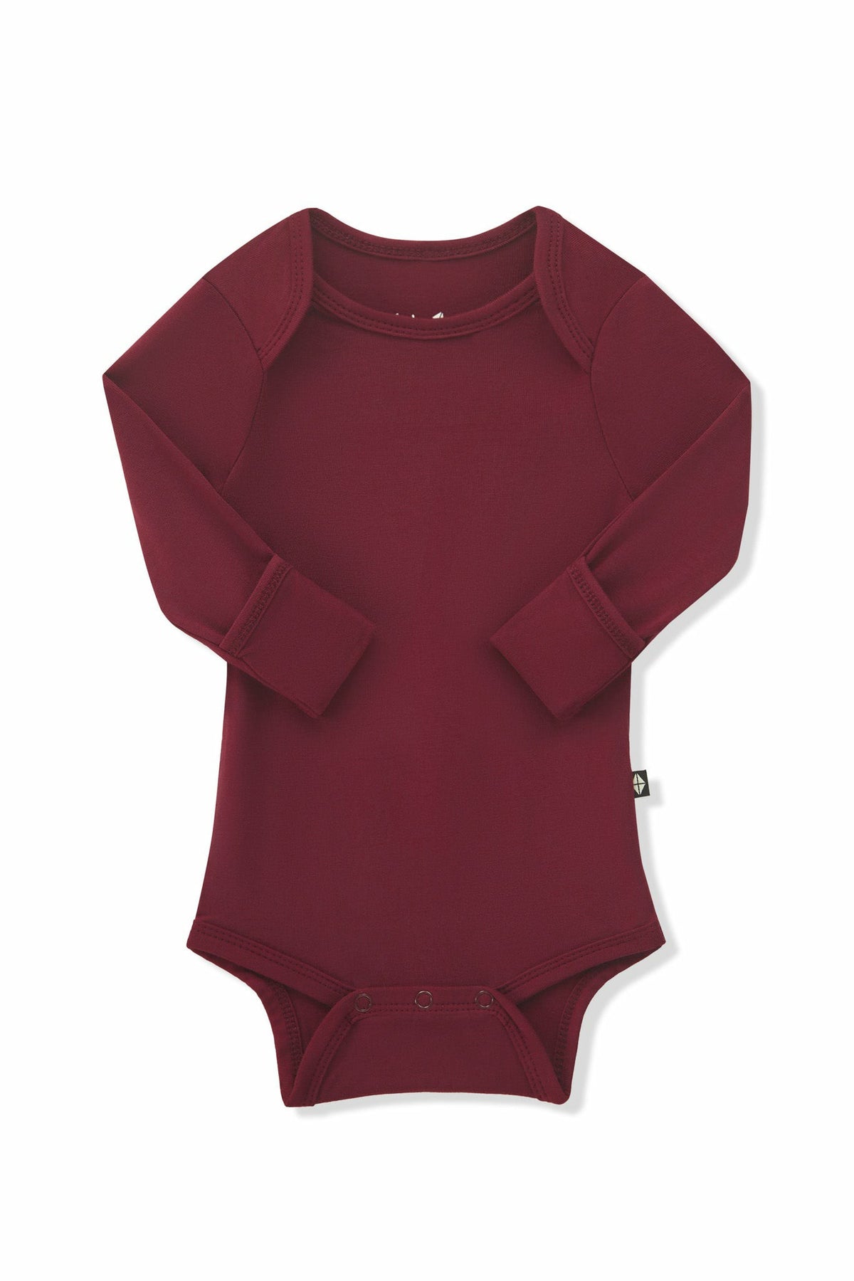 Kyte Baby Long Sleeve Bodysuit in Burgundy