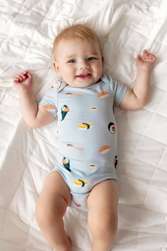 Kyte Baby Bodysuit in Ice Sushi