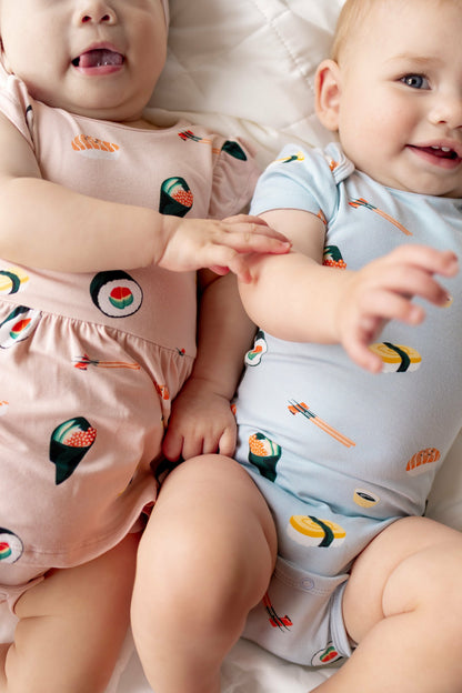 Kyte Baby Bodysuit in Ice Sushi