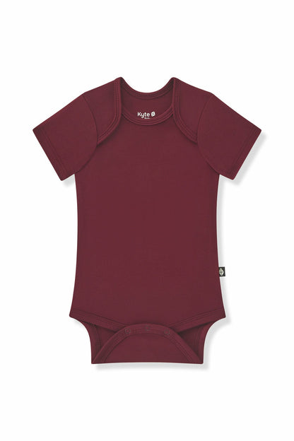 Kyte Baby Bodysuit in Burgundy