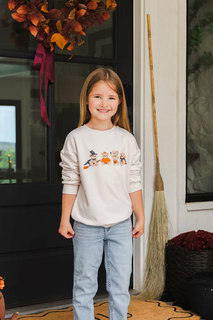 Kyte Baby Sweatshirt in Halloween Teddy