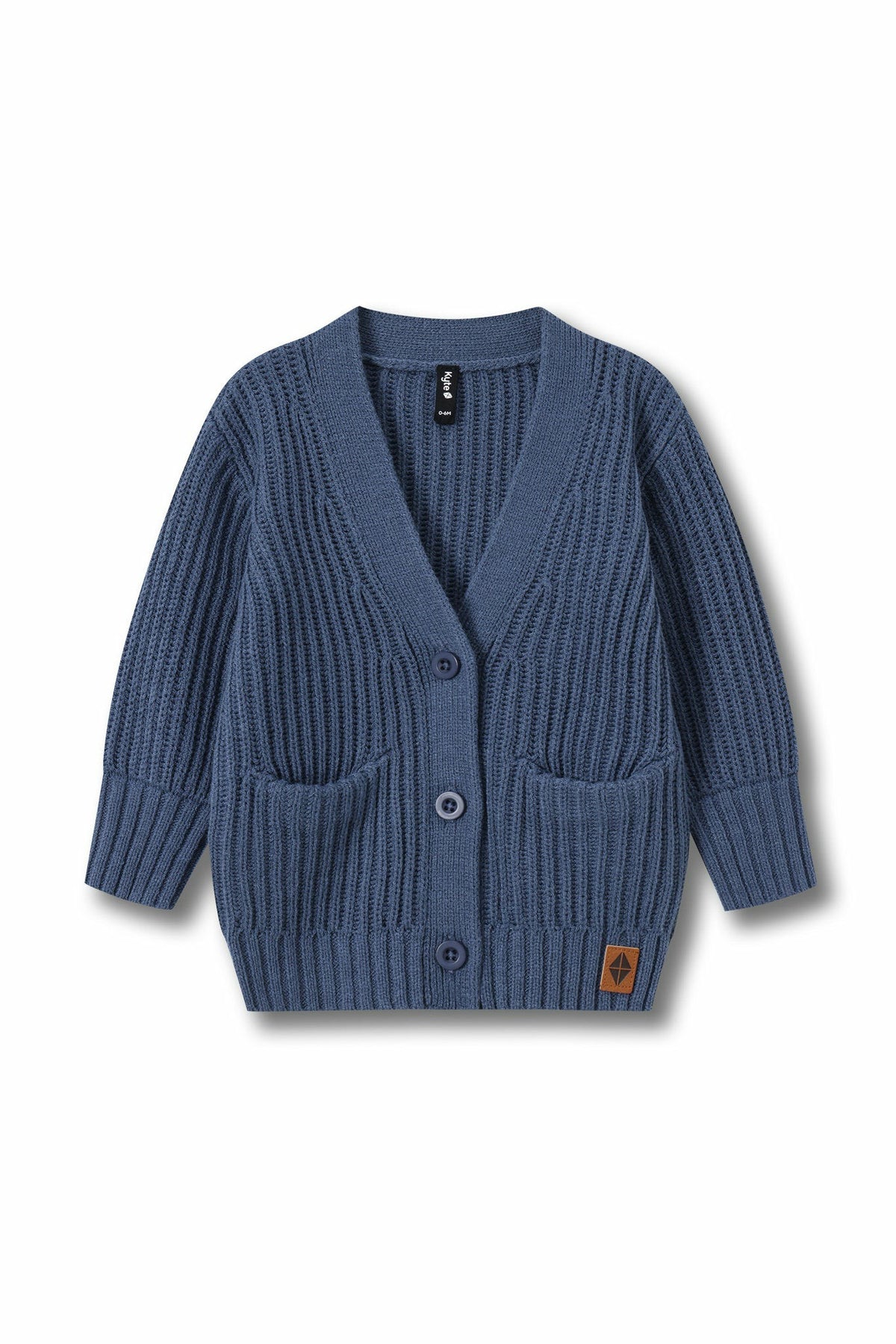 Kyte Baby Chunky Knit Oversized Cardigan in Oxford
