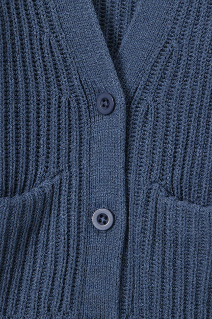 Kyte Baby Chunky Knit Oversized Cardigan in Oxford