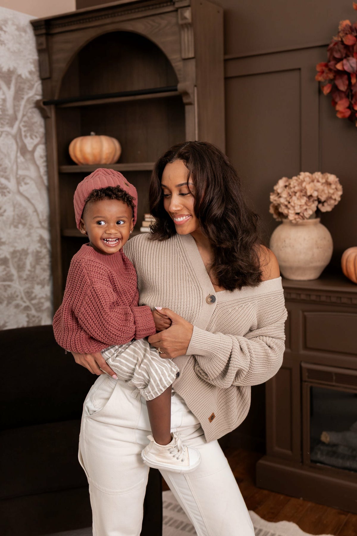 Kyte Baby Chunky Knit Sweater in Ember