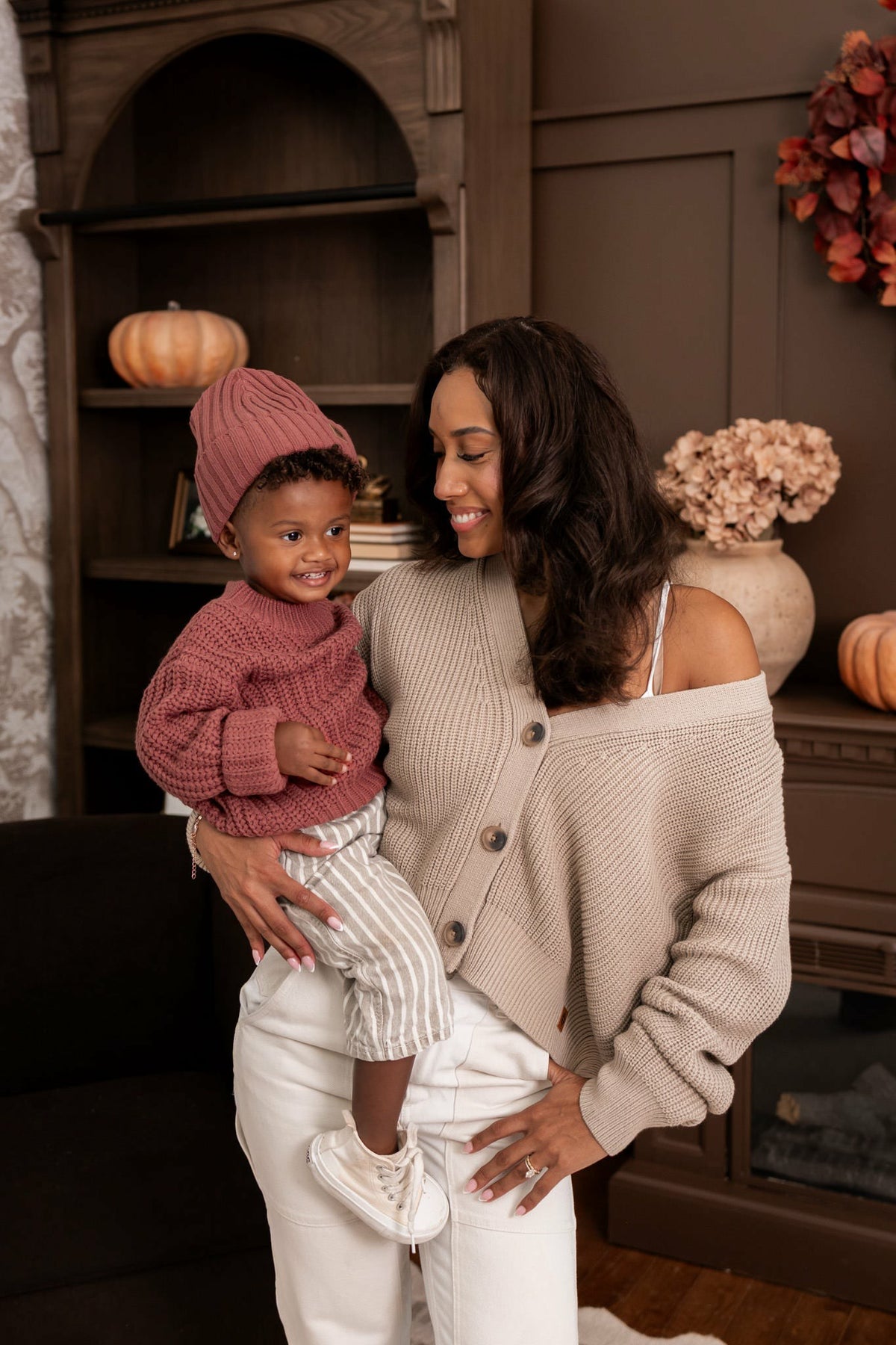 Kyte Baby Chunky Knit Sweater in Ember