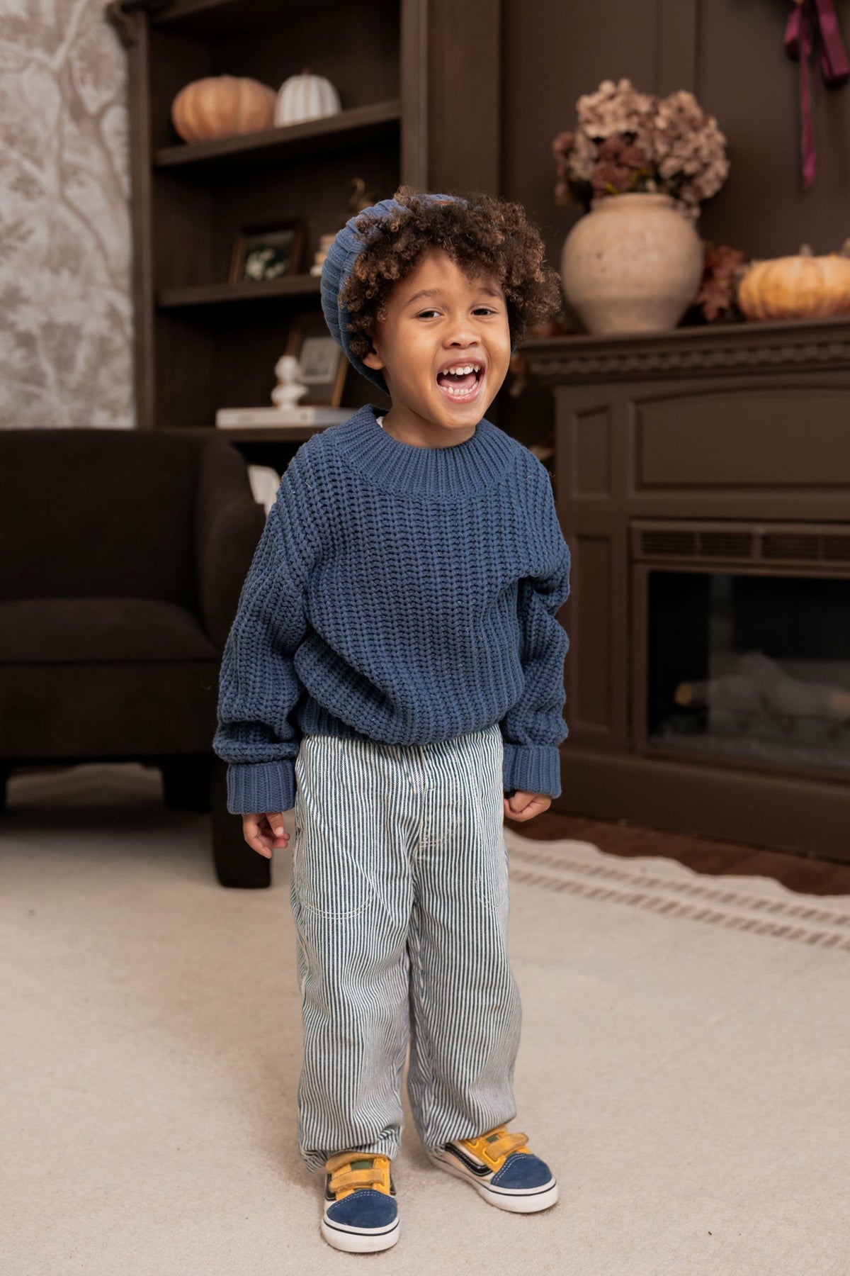 Kyte Baby Chunky Knit Sweater in Oxford