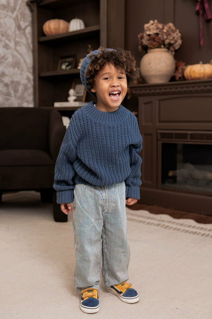 Kyte Baby Chunky Knit Sweater in Oxford