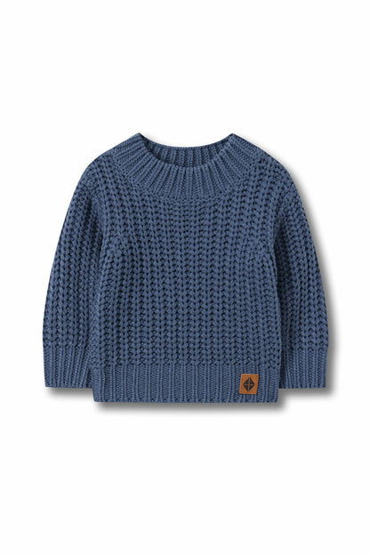 Kyte Baby Chunky Knit Sweater in Oxford