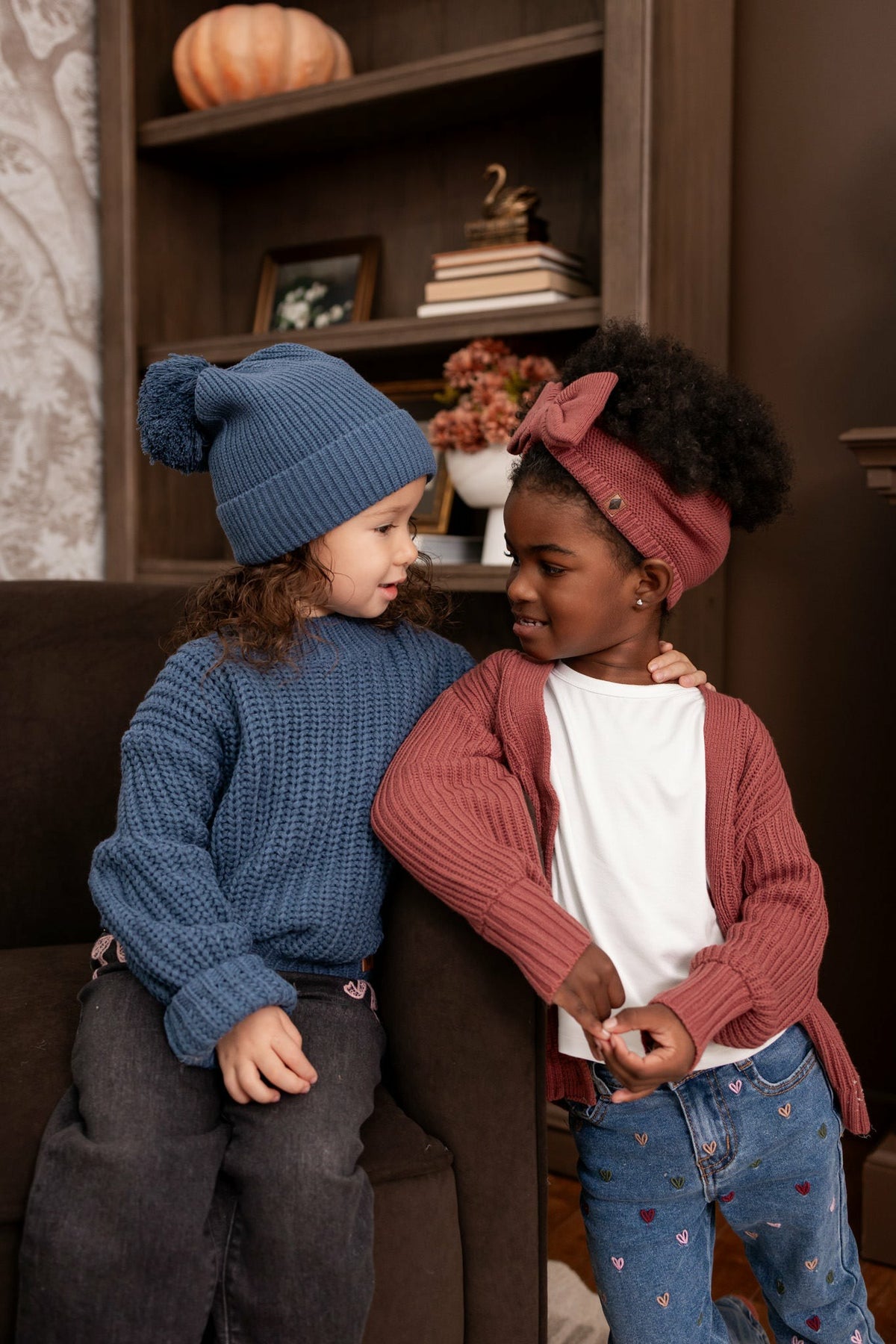 Kyte Baby Chunky Knit Sweater in Oxford