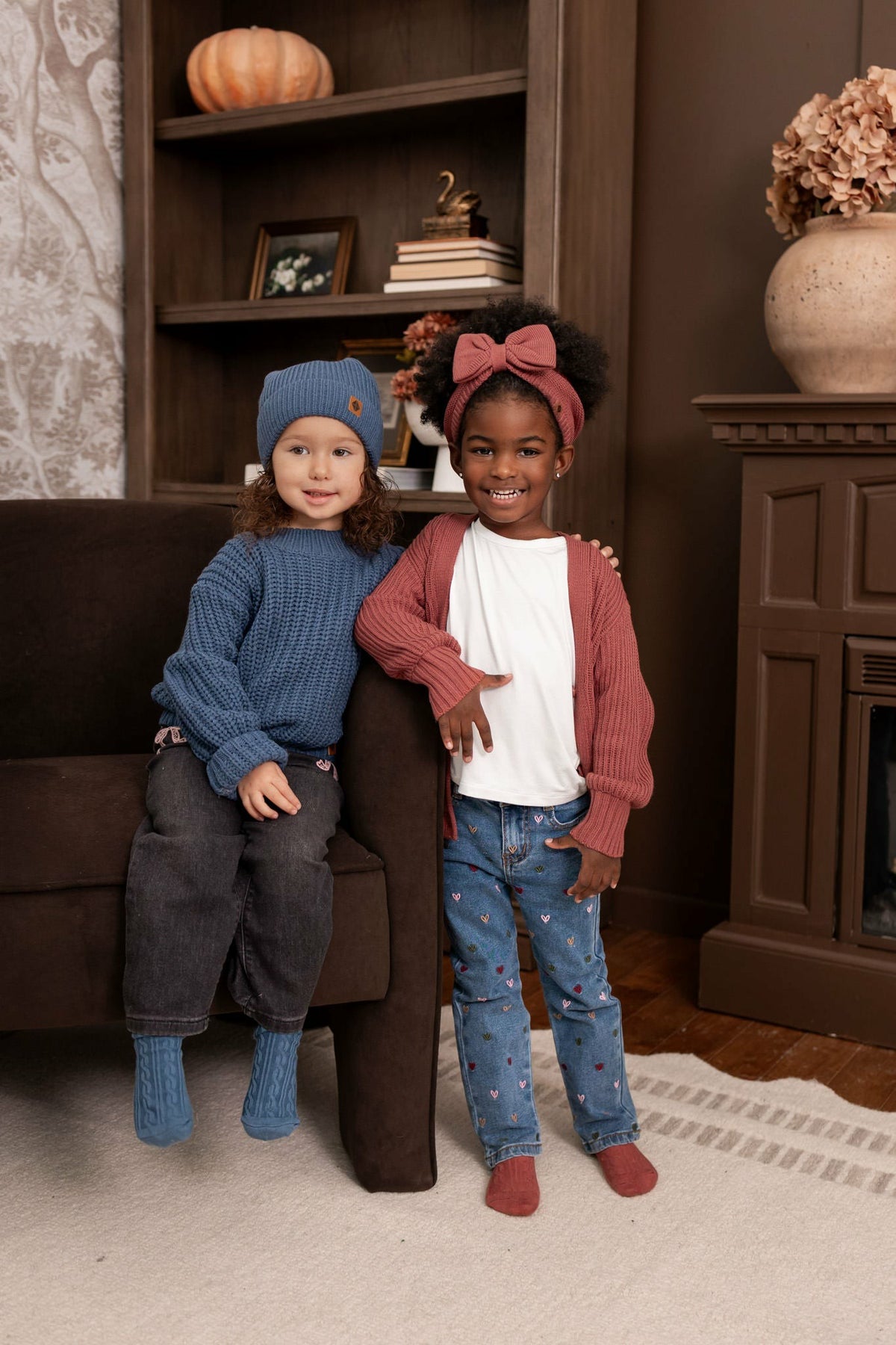 Kyte Baby Chunky Knit Sweater in Oxford