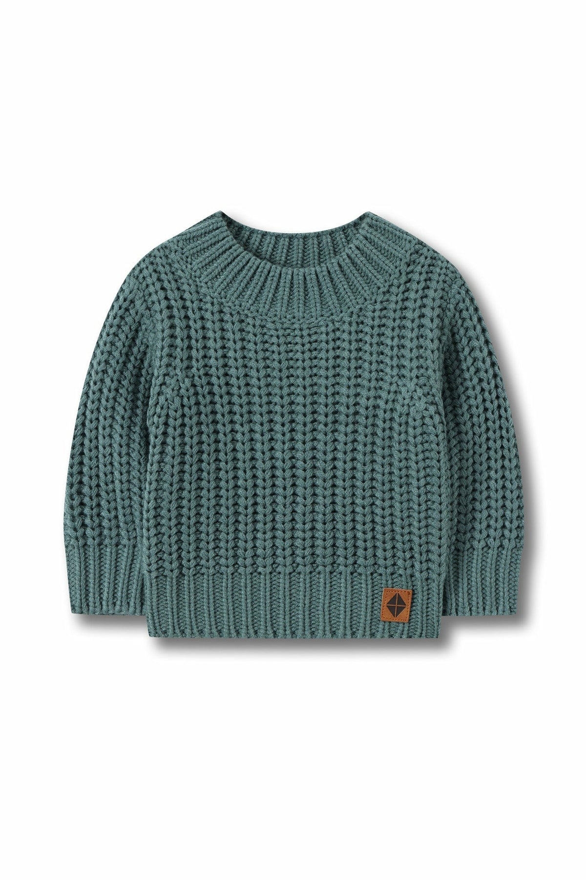 Kyte Baby Chunky Knit Sweater in Pine
