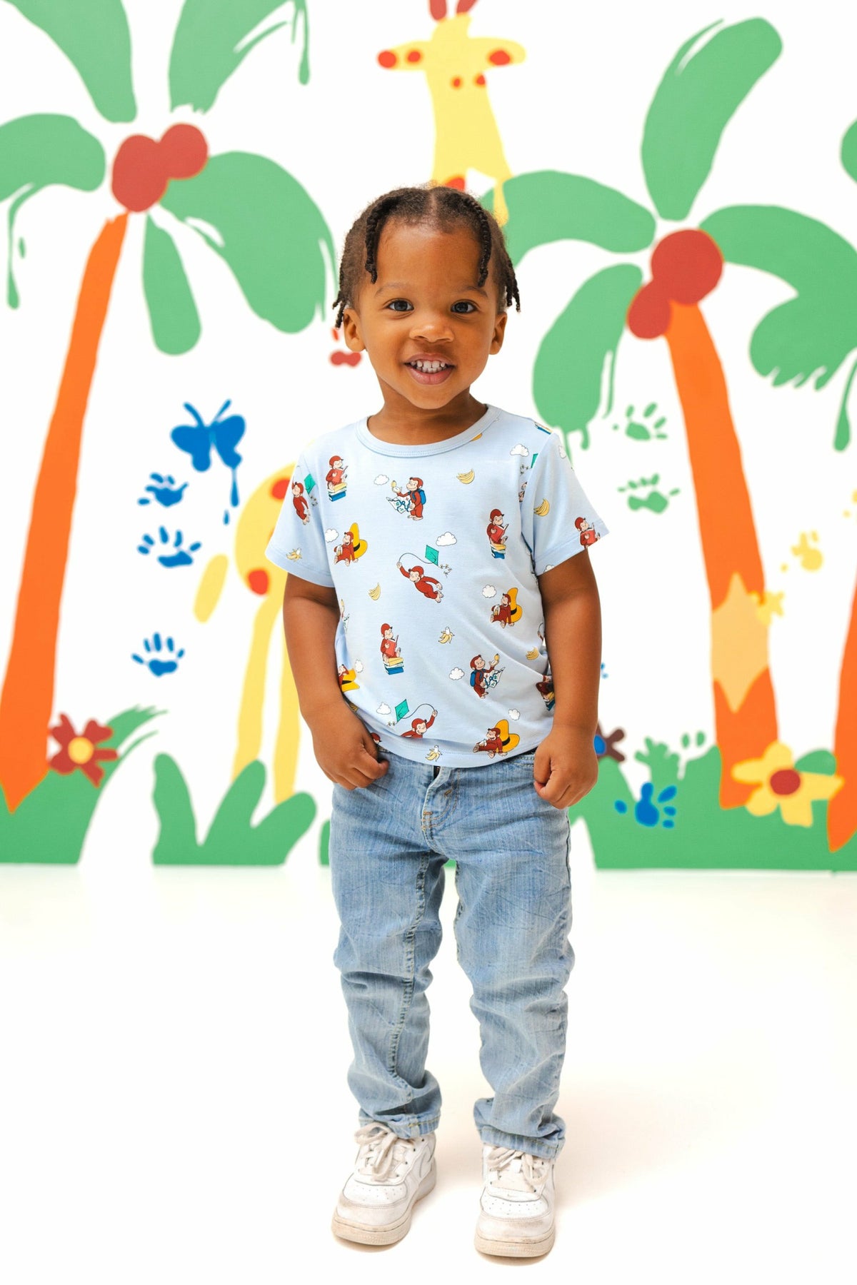 Kyte Baby Toddler Basic Tee in Curious George