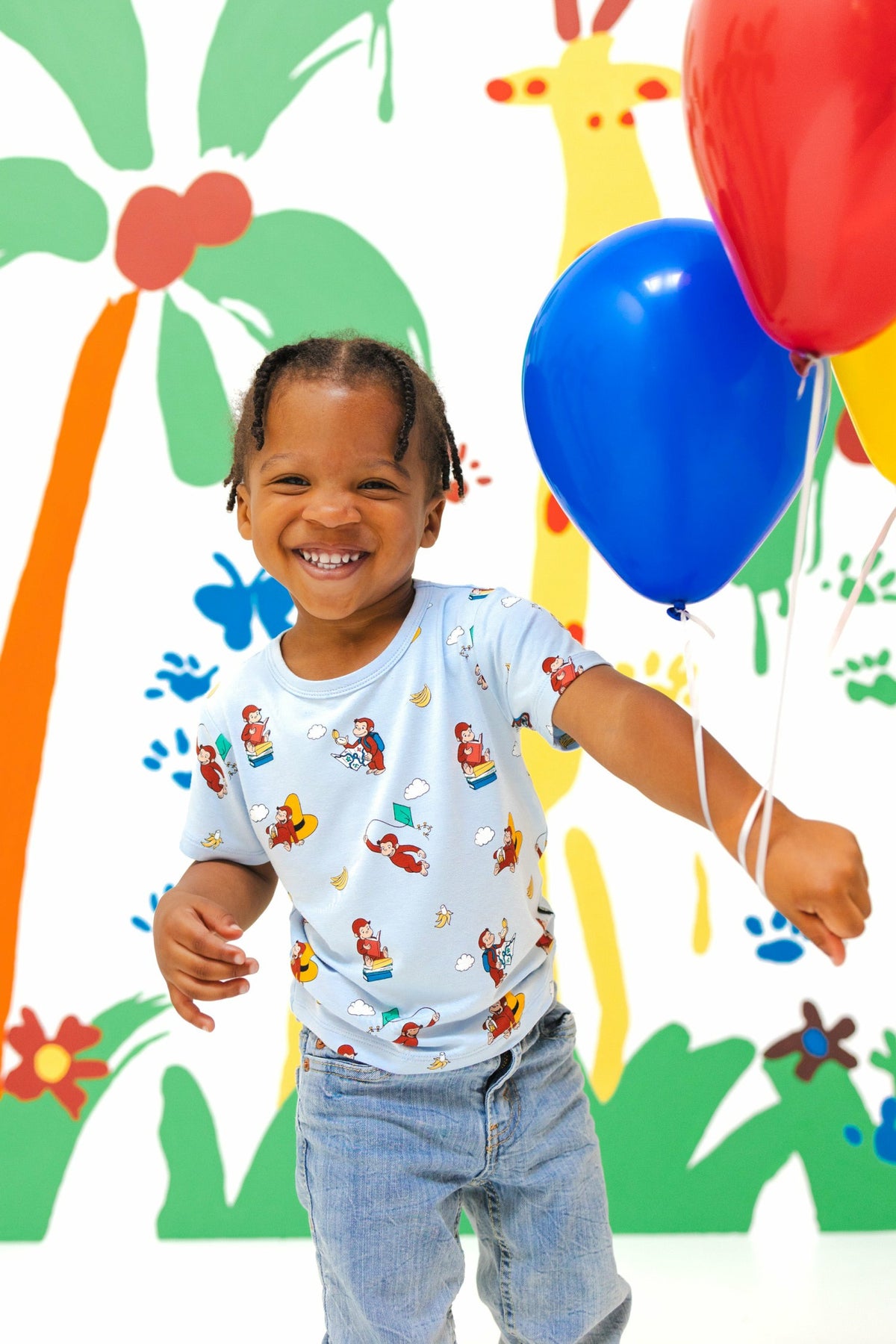 Kyte Baby Toddler Basic Tee in Curious George