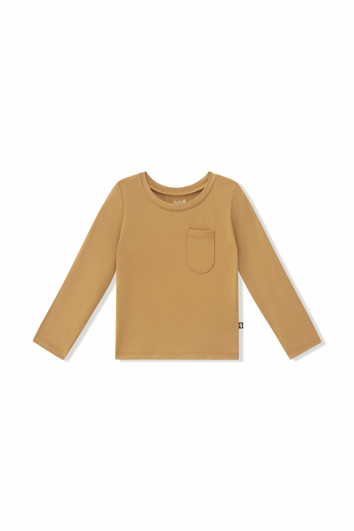 Kyte Baby Long Sleeve Toddler Crew Neck Tee in Ochre
