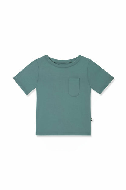 Kyte Baby Toddler Crew Neck Tee in Pine