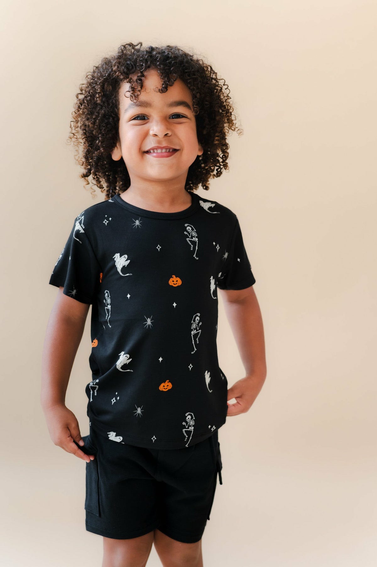 Kyte Baby Toddler Basic Tee in Halloween Friends
