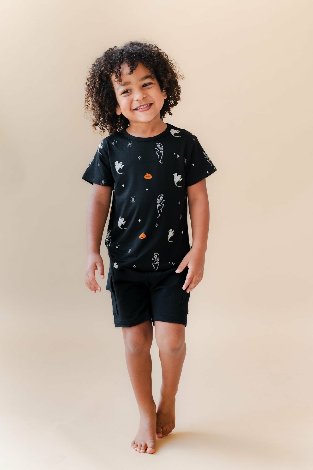 Kyte Baby Toddler Basic Tee in Halloween Friends