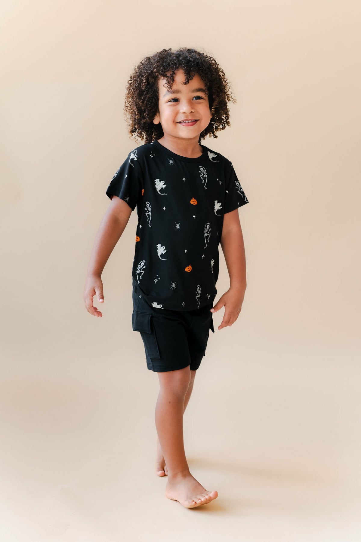 Kyte Baby Toddler Basic Tee in Halloween Friends