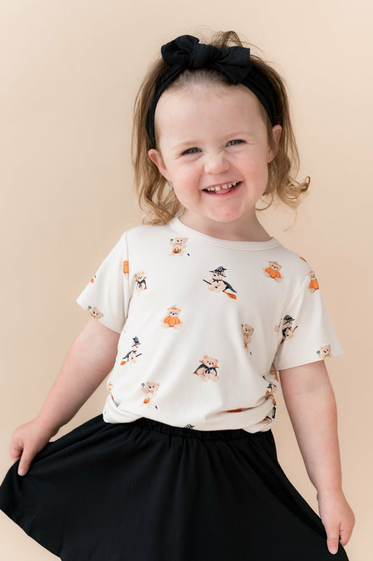 Kyte Baby Toddler Basic Tee in Halloween Teddy