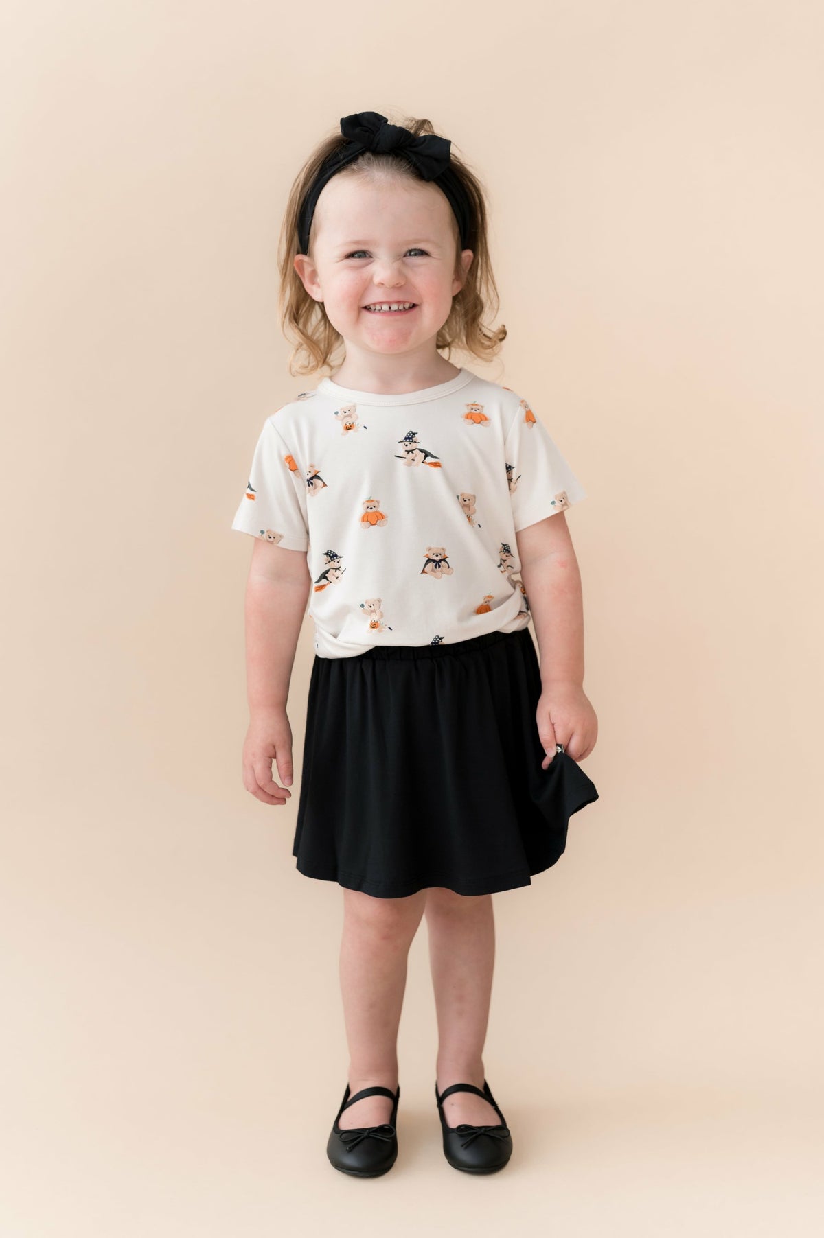 Kyte Baby Toddler Basic Tee in Halloween Teddy