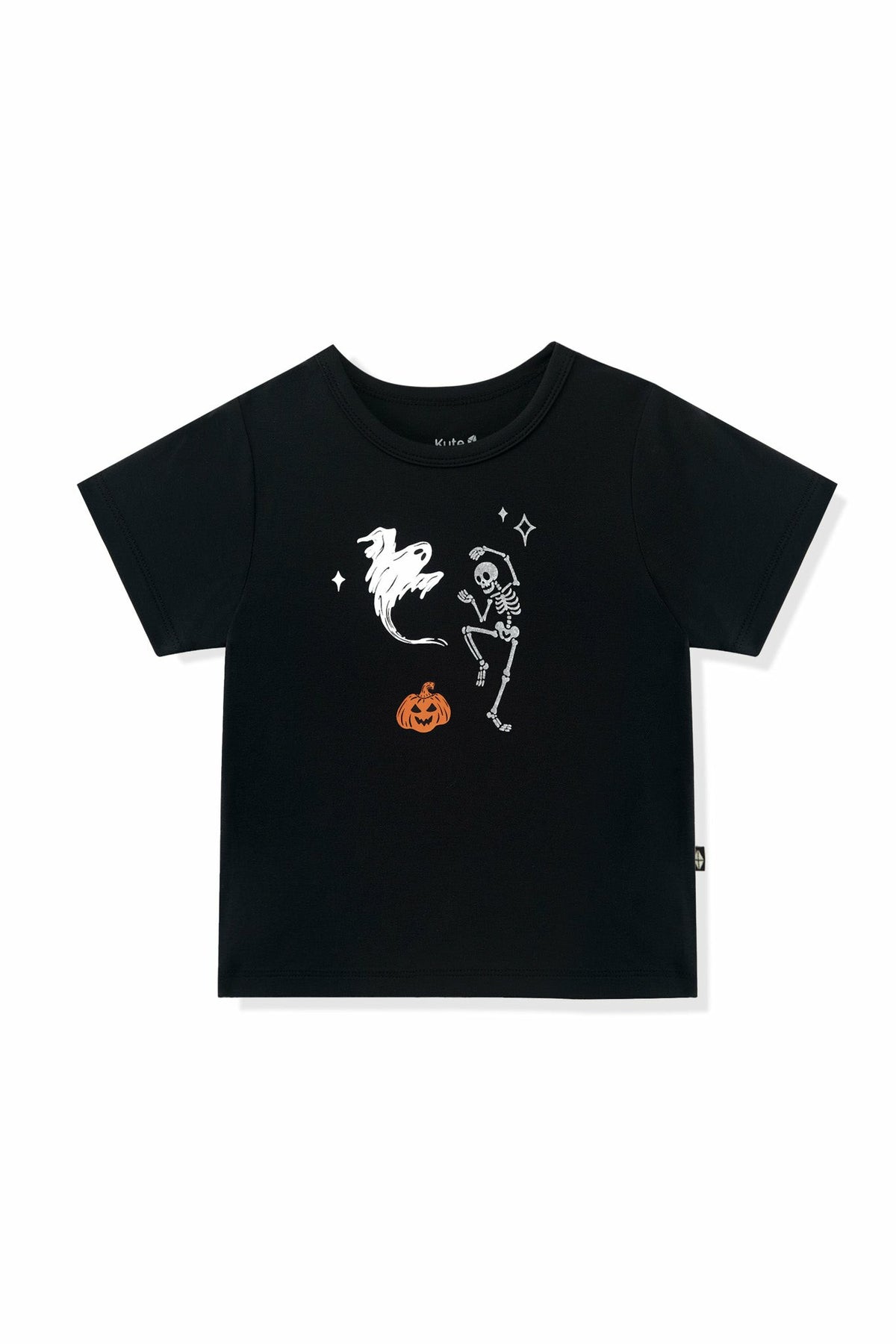Kyte Baby Toddler Basic Tee in Halloween Friends on Midnight