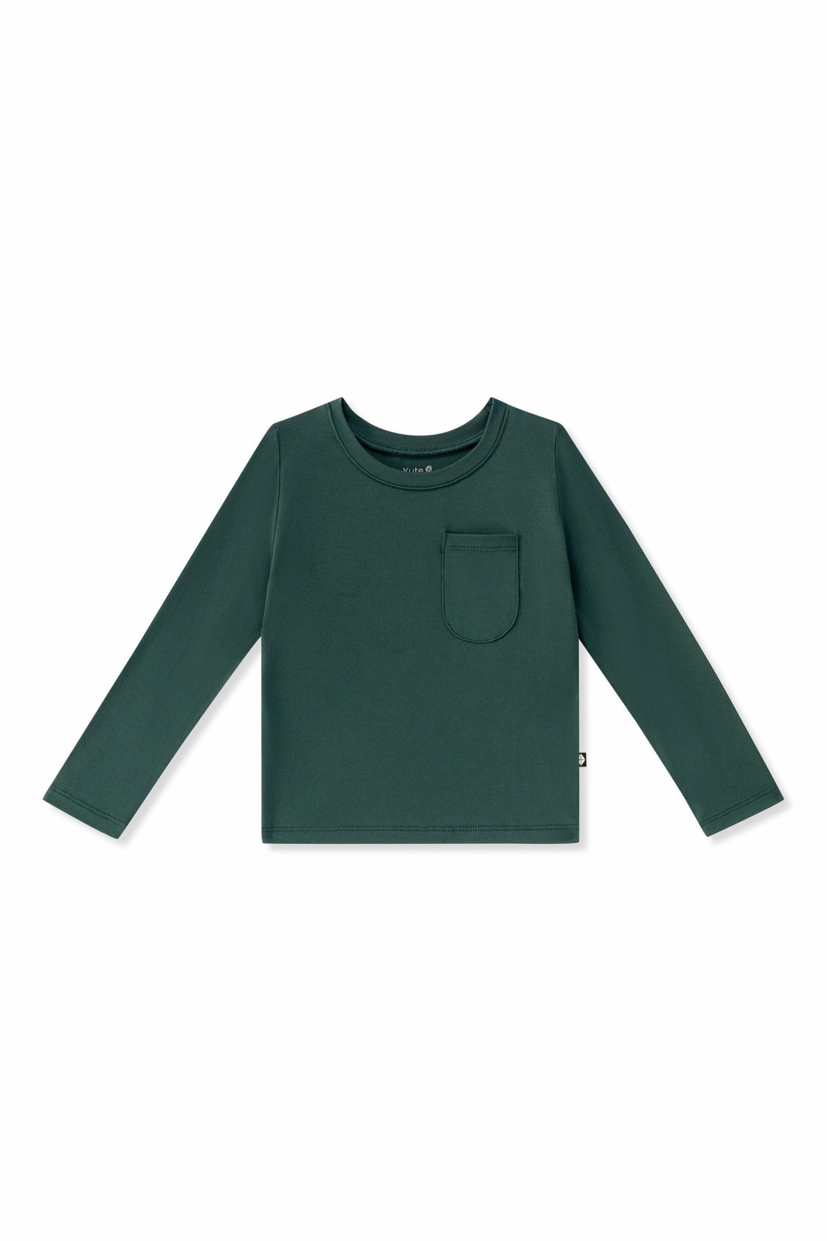 Kyte Baby Long Sleeve Toddler Crew Neck Tee in Cypress