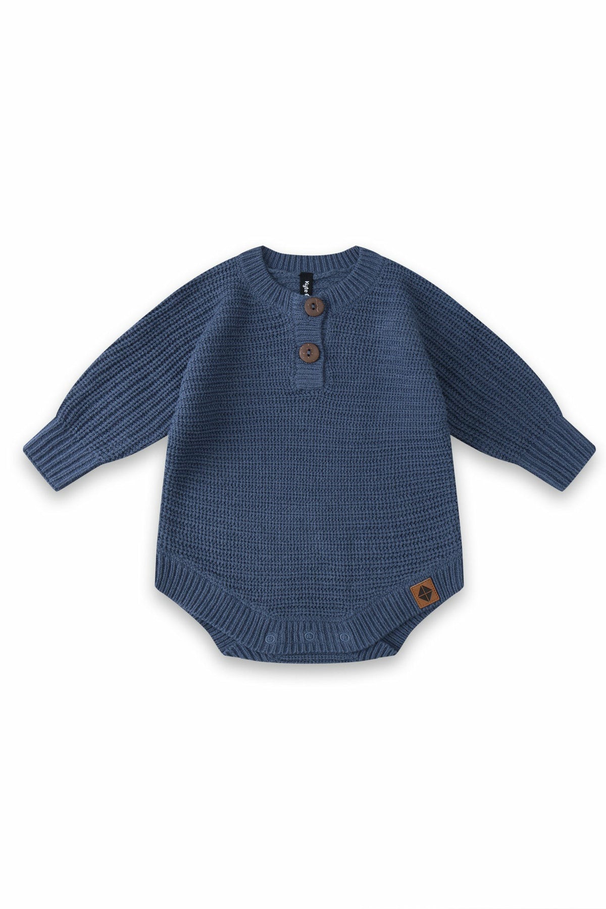 Kyte Baby Chunky Knit Romper in Oxford