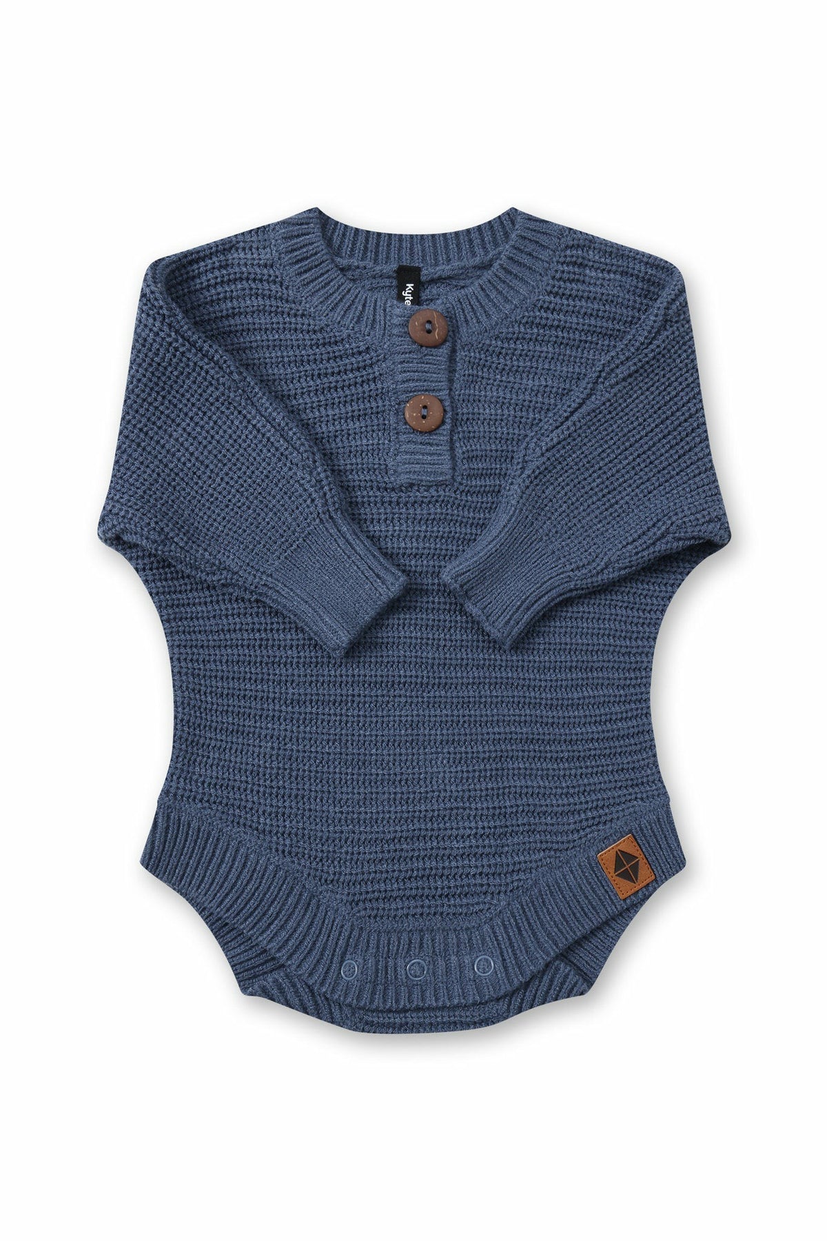 Kyte Baby Chunky Knit Romper in Oxford